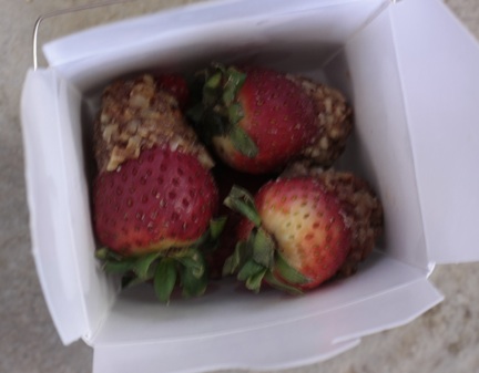 Peanut butter Valentine's strawberries Peanut butter Valentine's strawberries
