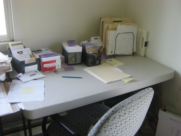 jackie's desk