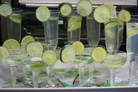 web Party drinks yellow gatorade lemon wedges "margaritas" cookbook IMG_4113