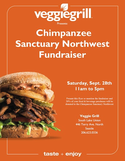 Veggie Grill Fundraiser tomorrow