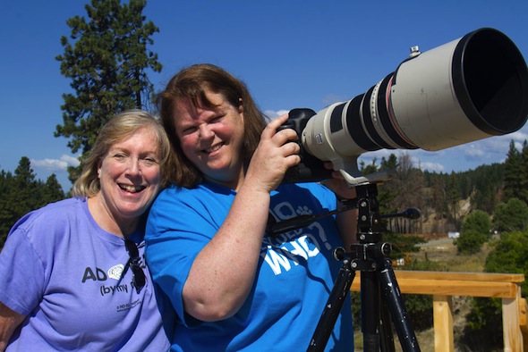 Martha and Susie happy